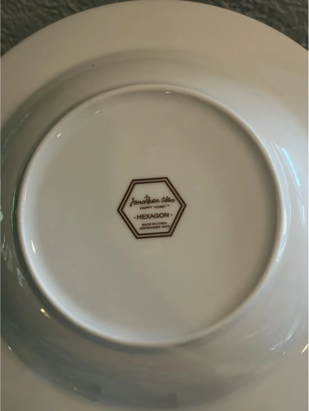 Jonathan Adler Happy Home Soup Bowls Hexagon- Set of 4